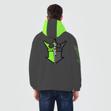 AYA Neon Coats Full-Zip Hooded Sweatshirt